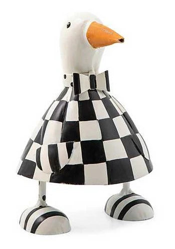 Checked Metal Goose