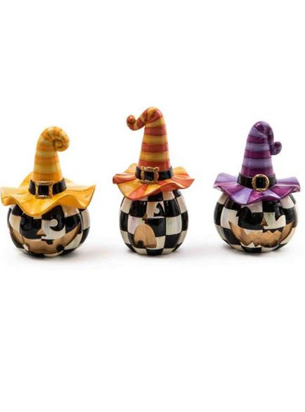 Mini Happy Jack Pumpkins- Set of 3