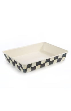 Courtly Check Enamel Baking Pan 9x13"