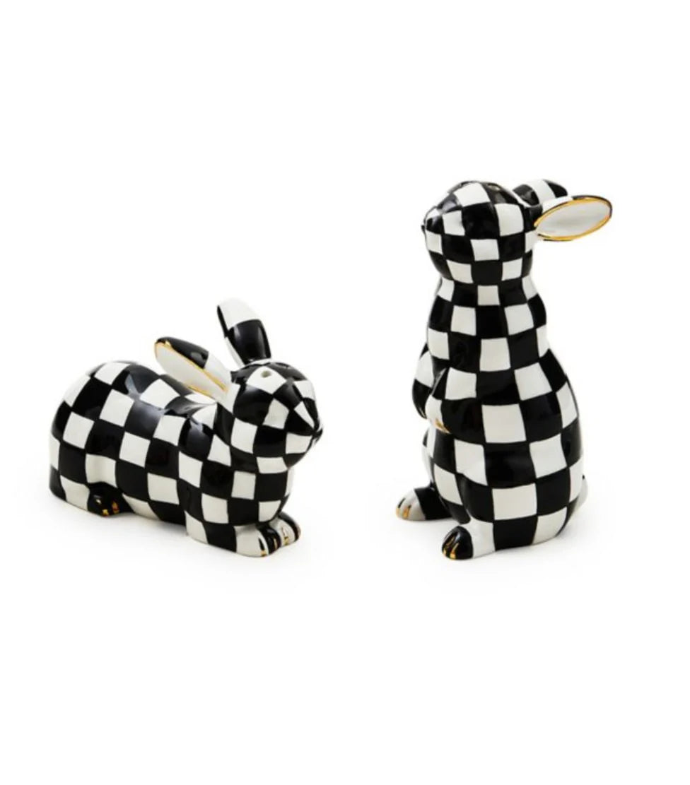 Courtly Bunny Salt & Pepper Set